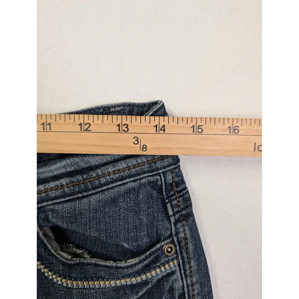 Stetson Womens‎ Jeans Hollywood Bootcut Size 4 Long 818 Blue